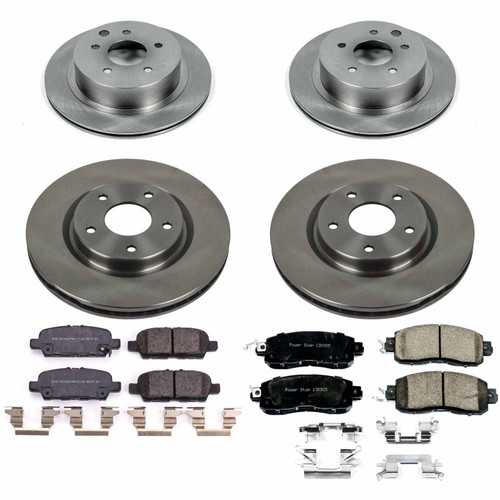 PowerStop KOE8288 - Power Stop 14-17 Nissan Leaf Front & Rear Autospecialty Brake Kit