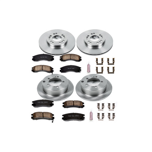 PowerStop KOE802 - Power Stop 95-97 Eagle Talon Front & Rear Autospecialty Brake Kit