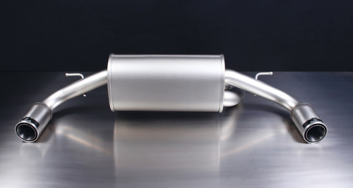 Remus 084111 1583C - 2011 BMW 1 Series F20/F21 (N13B16) Axle Back Exhaust w/84mm Straight w/Carbon Insert Tail Pipe