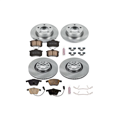 PowerStop KOE892 - Power Stop 01-05 Audi Allroad Quattro Front & Rear Autospecialty Brake Kit