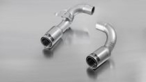 Remus 086512 1683C - 2012 BMW 3 Series F30 /F31 84mm Dual Straight w/Carbon Insert Tail Pipe Set