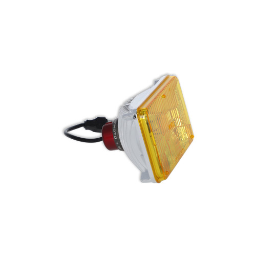 Retrobright LFRB101 - Holley  LED Replacement forward light - Yellow Lens,HIGH BEAM ONLY