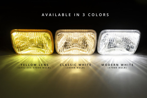 Retrobright LFRB101 - Holley  LED Replacement forward light - Yellow Lens,HIGH BEAM ONLY