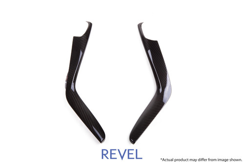 Revel 1TR4GT0AH09 - GT Dry Carbon Center Console Side Panels (Left & Right) 16-18 Honda Civic - 2 Pieces