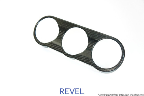 Revel 1TR4GT0AM09 - GT Dry Carbon A/C Dial Cover 16-18 Mazda MX-5 - 1 Piece