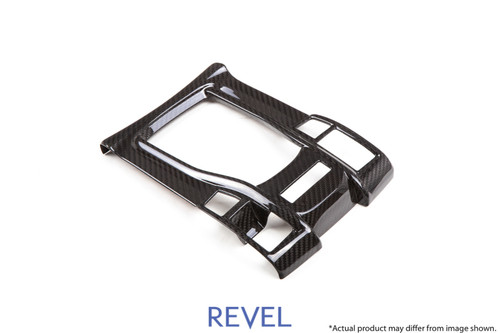 Revel 1TR4GT0AH01 - GT Dry Carbon Shifter Panel Cover 17-18 Honda Civic Type-R - 1 Piece