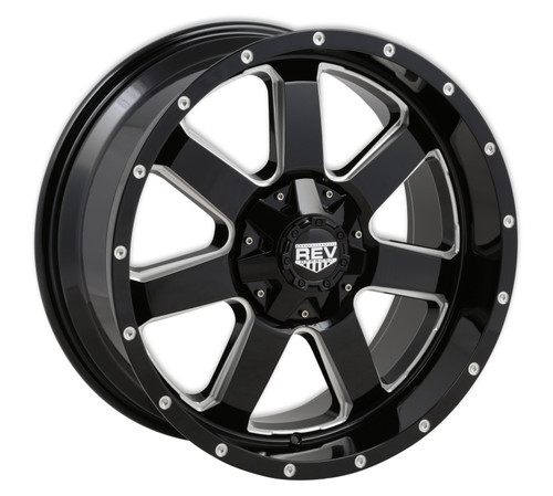 REV Wheels 885M-2907312 - Off Road 885 Series - 20x9 - 4.53 BS - 5x5