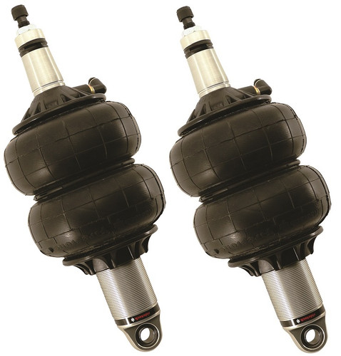 Ridetech 11072401 - Front HQ Shockwaves For 1956 1956-1956 Deville Fleetwood For Use W/ Stock Lower Arms Pair Of Rebound Adjustable Shock waves W/ 1/4 Inch Airline Fittings