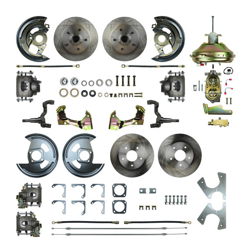 Right Stuff Detailing AFXDC45C - 4 Wheel Disc Brake Conversion Kit