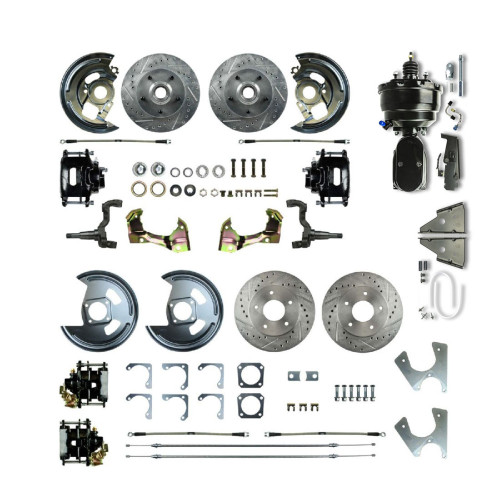 Right Stuff Detailing AFXDC45CSY - 69-74 GM A/F/X-Body Disc Brake Conversion