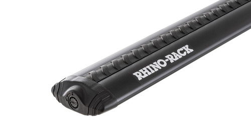 Rhino-Rack JA6190 - 07-10 Jeep Wrangler 2 Door SUV Vortex RLT600 Track Mount 2 Bar Roof Rack - Black