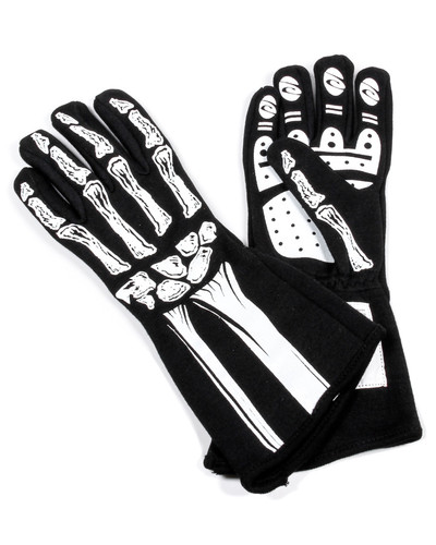 RJS Safety 600080138 - Double Layer White Skeleton Gloves Large RJS Safety 600080138 - Double Layer White Skeleton Gloves Large
