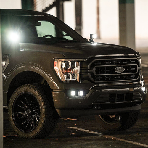 Rigid 46737 - 2021-Present Ford F-150/Raptor A-Pillar D-SS Light Kit
