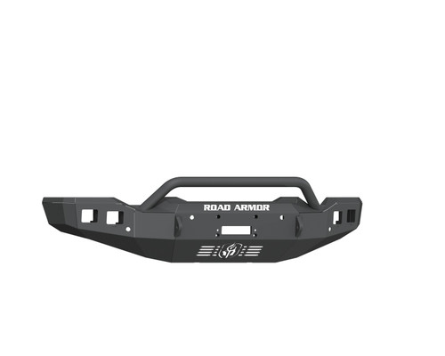 Road Armor 2202F4B - 20-22 GMC 2500/3500 Stealth Front Winch Bumper Pre-Runner Guard - Tex Blk