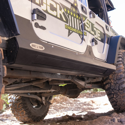 Rock Slide Engineering AX-SP-300-JK4 - JK 4 Door Step Slider Skid Plate