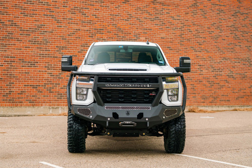 Road Armor 3202EF7B - 2020 Chevy 2500 Evolution Front Bumper Reaper Guard