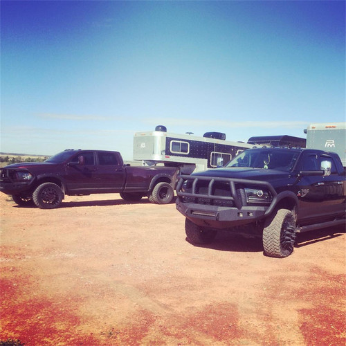 Road Armor 408R2B-NW - 10-18 Ram 2500 Stealth Front Bumper w/Titan II Guard - Tex Blk