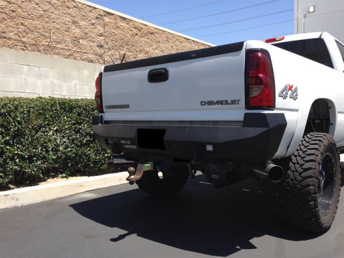 Road Armor 34200B - 00-07 GMC 2500 Stealth Rear Winch Bumper - Tex Blk