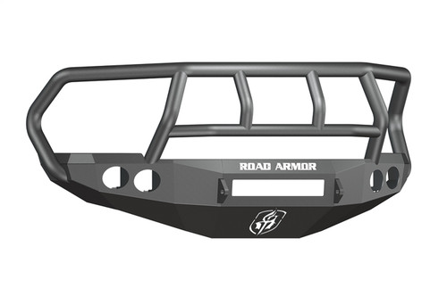 Road Armor 40802B-NW - 10-18 Ram 2500 Stealth Front Bumper w/Titan II Guard - Tex Blk