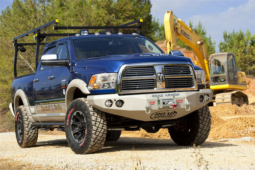 Road Armor 40800B - 10-18 Ram 2500 Stealth Front Winch Bumper - Tex Blk