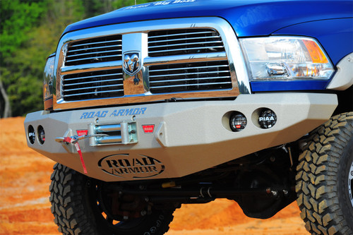 Road Armor 40800B - 10-18 Ram 2500 Stealth Front Winch Bumper - Tex Blk