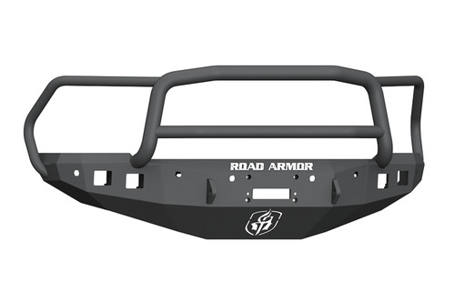 Road Armor 4162F5B - 16-18 Ram 2500 Stealth Front Winch Bumper w/Lonestar Guard/6 Sensor Holes - Tex Blk