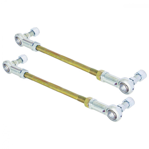 RockJock CE-99002RD5 - Antirock End Links 10 1/2 Inch Rods Includes RH/LH Heim Joints Hardware Pair  4x4