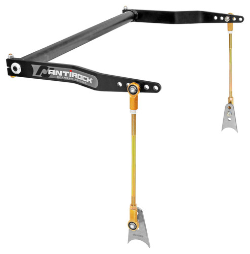 RockJock CE-9901-20B - Antirock Sway Bar Kit Universal 36 Inch Bar 20 Inch Bent Steel Arms  4x4