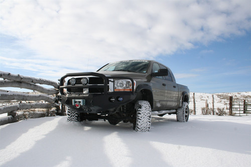 Road Armor 44065B - 06-09 Dodge 2500 Stealth Front Winch Bumper w/Lonestar Guard - Tex Blk Road Armor 44065B - 06-09 Dodge 2500 Stealth Front Winch Bumper w/Lonestar Guard - Tex Blk