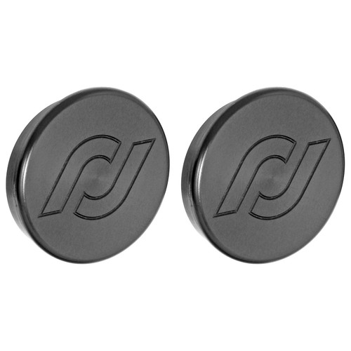 RockJock RJ-600000-103 - Frame Rail Plugs for JL/JT Frame Front behind axle centerline CNC Machined Black Delrin  4X4