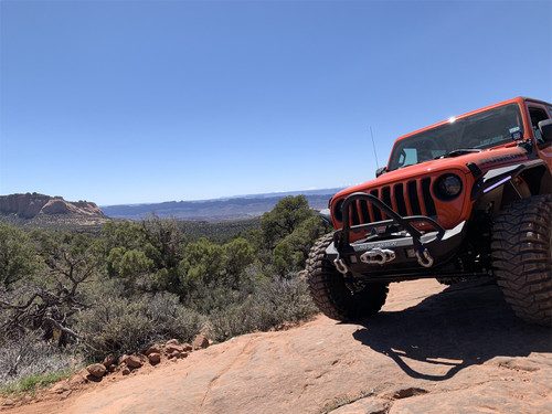 Road Armor 5182F5B - 18-20 Jeep Wrangler JL Stealth Front Winch Bumper w/Stinger Mid Width - Tex Blk