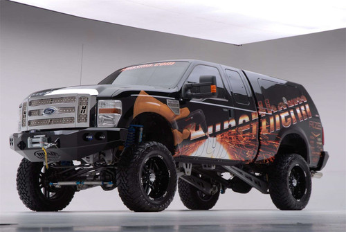 Road Armor 60800B - 08-10 Ford F-250 Stealth Front Winch Bumper - Tex Blk