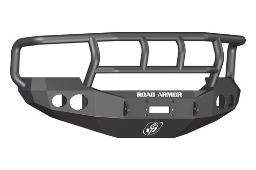 Road Armor 60502B - 05-07 Ford F-250 Stealth Front Winch Bumper w/Titan II Guard Wide Flare - Tex Blk
