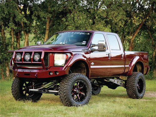 Road Armor 61102B - 11-16 Ford F-250 Stealth Front Winch Bumper w/Titan II Standard Flare - Tex Blk