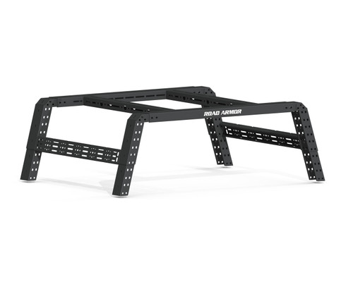 Road Armor 600BRS59B - Universal 5-1/2-6ft Full-Size Beds TRECK Adj Bed Rack - Tex Blk (w/o Brackets)