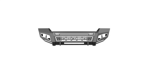 Road Armor 6112DF-B0-P2-MR-BH-B - 11-16 Ford F250/F350 iDentity Front Bumper Full Kit - Black Light Texture