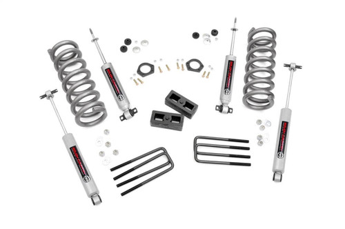 Rough Country 230N3 - 2 Inch Lift Kit - Chevy C1500/K1500 Truck & SUV 2WD (1988-1999)