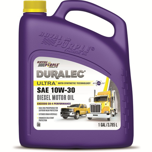 Royal Purple 80456 - Duralec Ultra Diesel 10W-30 CK-4 Motor Oil - 1 Gallon