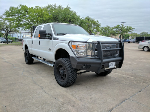 Road Armor 611VF6B - 11-16 Ford F-250 Vaquero Front Bumper Full Guard - Tex Blk