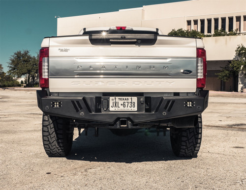 Road Armor 6172XR0B - 17-20 Ford F-250 SPARTAN Rear Bumper - Tex Blk