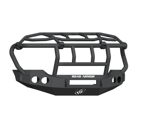 Road Armor 611403B-NW - 11-16 Ford F-250 Stealth Front Bumper w/Intimidator Guard - Tex Blk