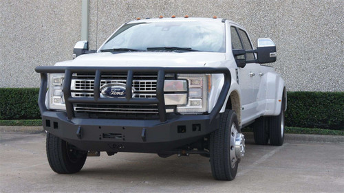 Road Armor 61742B - 17-20 Ford F-250 Stealth Wide Fender Front Winch Bumper w/Titan II Guard - Tex Blk