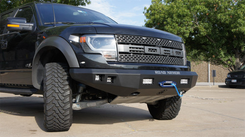Road Armor 614R0B - 10-14 Ford Raptor Stealth Front Winch Bumper - Tex Blk Superwinch 12.5SR Talon