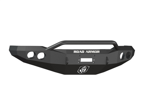 Road Armor 66004B - 99-04 Ford F-250 Stealth Front Winch Bumper w/Pre-Runner Guard - Tex Blk