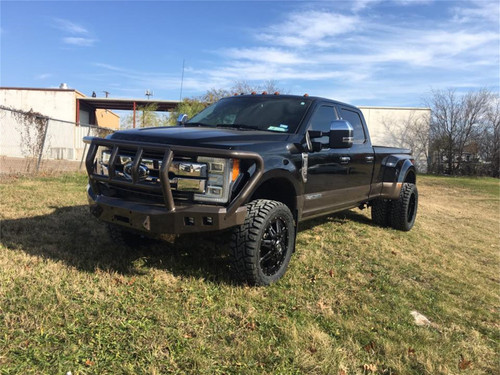 Road Armor 617F2B - 17-20 Ford F-250 Stealth Front Winch Bumper w/Titan II Standard Flare - Tex Blk
