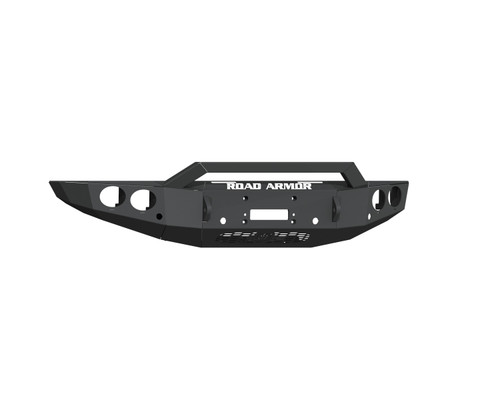 Road Armor 6191FR3B - 19-20 Ford Ranger Stealth Front Winch Bumper w/Pre-Runner/Round Pods - Blk