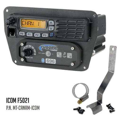 Rugged Radios MT-CANAM-MOT - Can-Am Commander Intercom and Radio Mount Motorola CM300D / Vertex VX2200