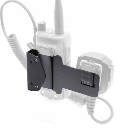 Rugged Radios MT-RH-HM - Radio and Speaker Mic Mount for Handheld Radios