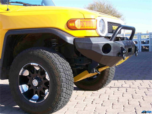 Road Armor FJ802B - 06-14 Toyota FJ Cruiser Stealth Front Winch Bumper w/Pre-Runner Guard - Tex Blk