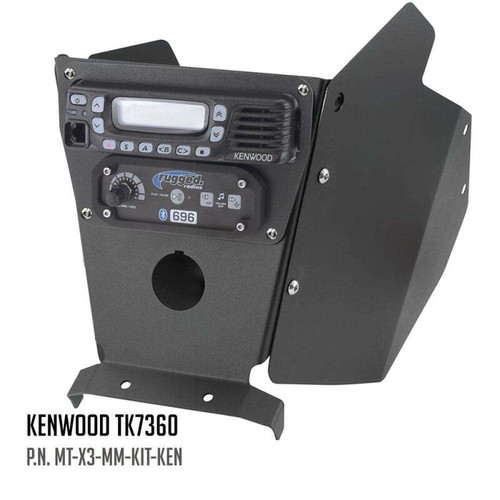 Rugged Radios MT-X3-MM-KIT-25 - Can-Am X3 Mounting Kit with Multi Mount and Side Panels Rugged GMR25